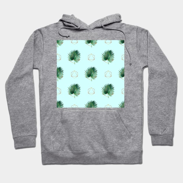 Magic Palm Leaves Hoodie by StudioGrafiikka